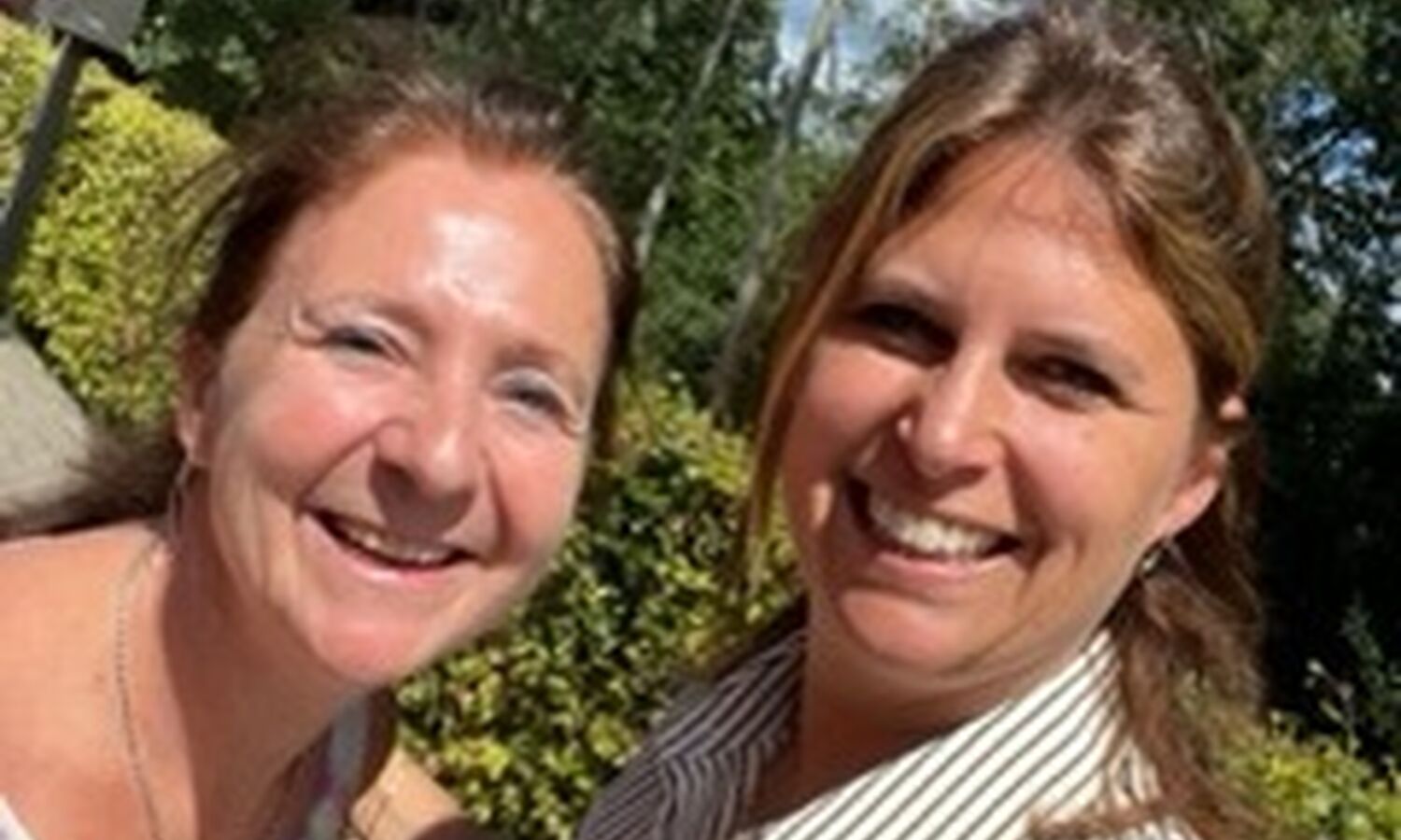 Mirjam en Rian klein